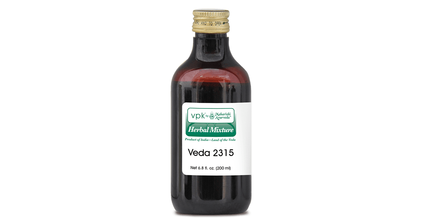 Maharishi Ayurveda T1-V2315: Bottled Veda Syrup #2315 - 200mL Front