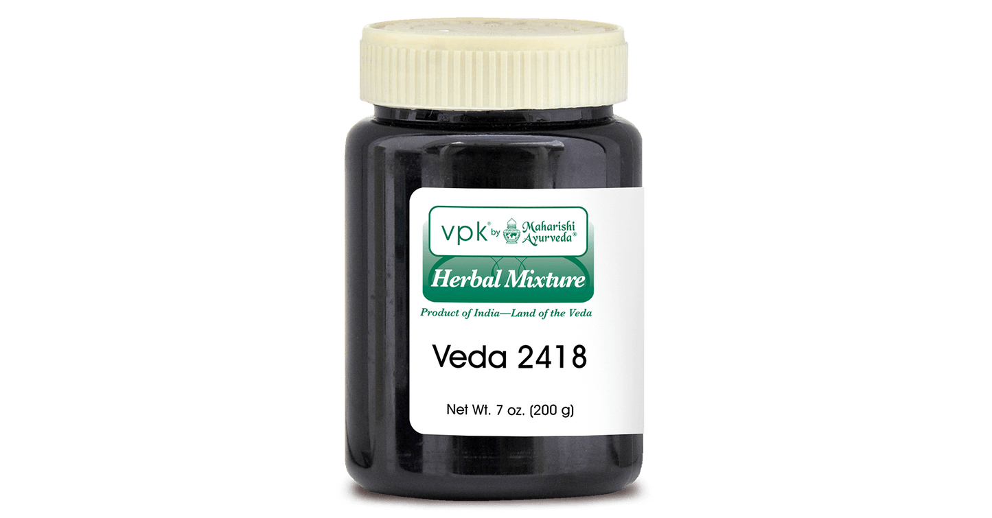 Maharishi Ayurveda T1-V2418 VEDA Herbal Preparation #2418 - 200g Front