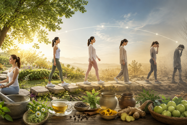 Understanding the Six Stages of Disease in Ayurveda