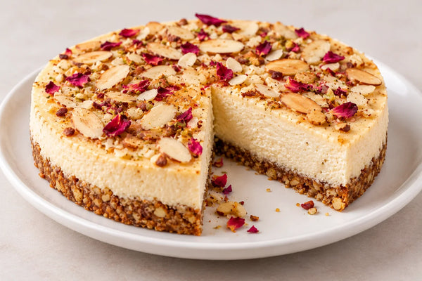 Raja's Cup Almond Cheesecake