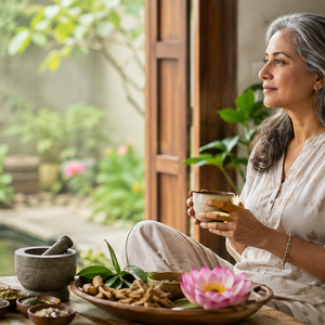 Ayurvedic perspective on menopause, balance, wellness, and natural support