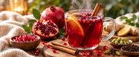 Pomegranate Hot Toddy Mocktail