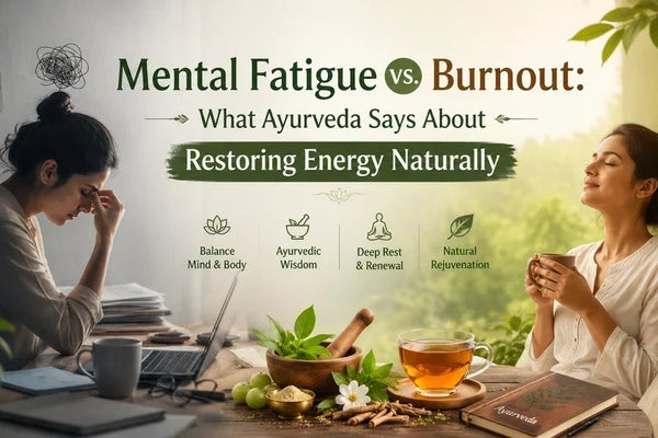 Mental Fatigue vs. Burnout: What Ayurveda Says About Restoring Energy Naturally