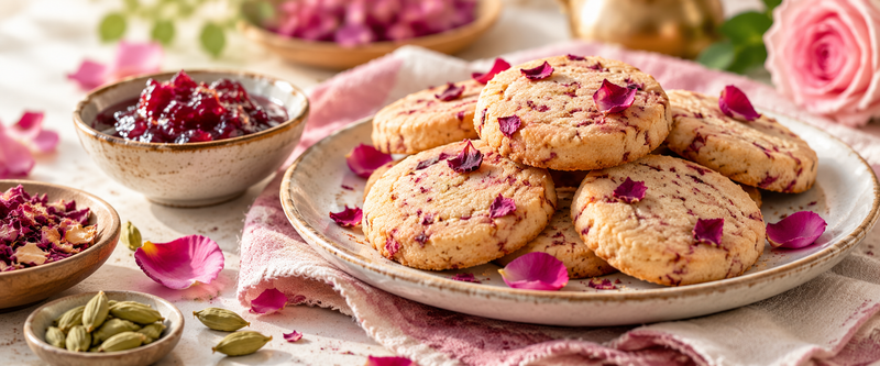 Organic Rose Petal Cookies