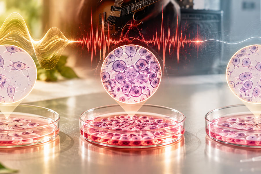 Effect of Different Sounds on Growth of Human Cancer Cell Lines In Vitro.