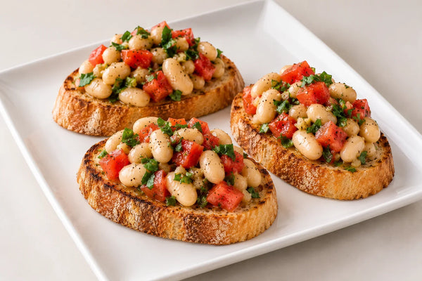 Ginger Cannellini Bruschetta
