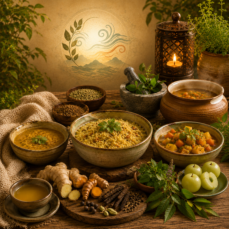Warm, Nourishing Foods: Balancing Vata Dosha