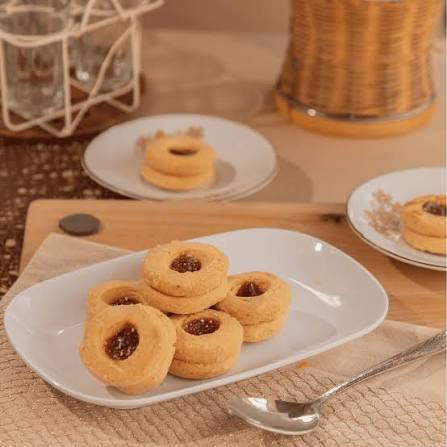 Chyawanprash Jam Dot Cookies