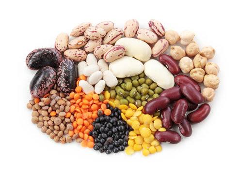 Ayurvedic beans, dals, and lentils providing nourishing plant-based protein sources