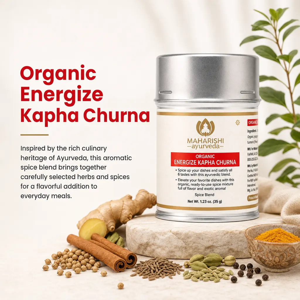 Maharishi Ayurveda Organic Energize Kapha Churna Image 1