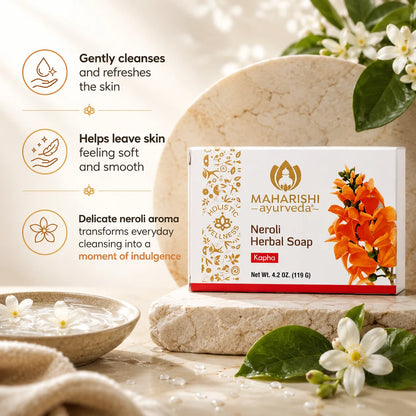Maharishi Ayurveda Neroli Herbal Soap 4.2oz Image 2