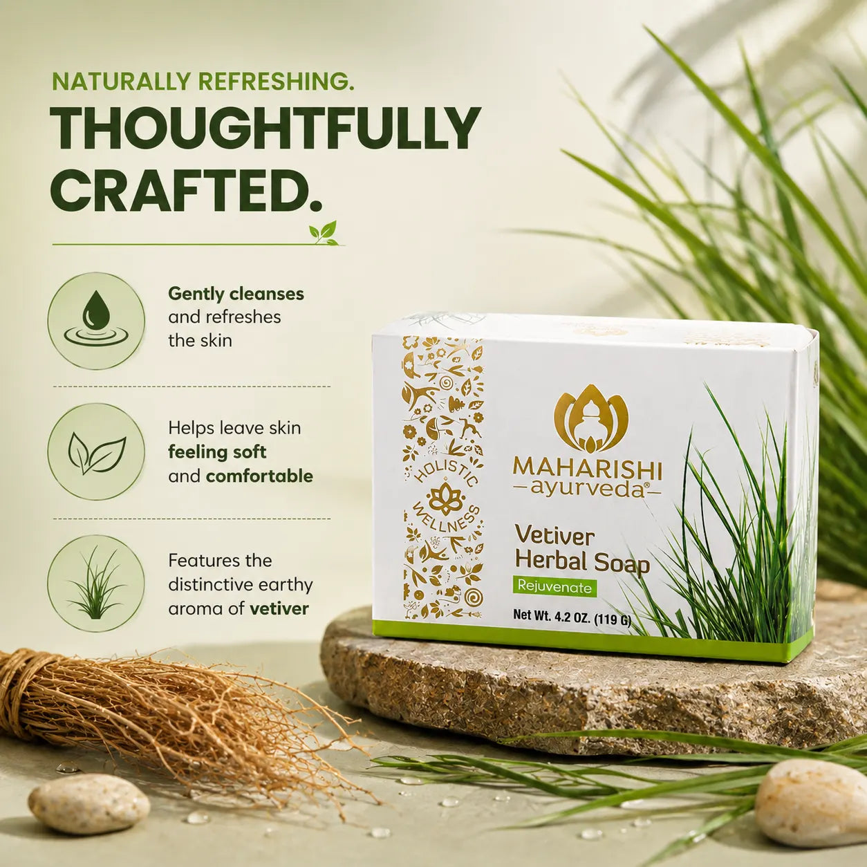 Vetiver Herbal Soap