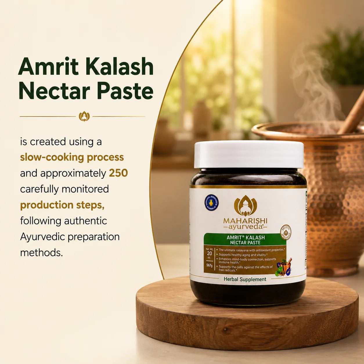 Maharishi Ayurveda Amrit® Kalash Nectar Paste Image 3