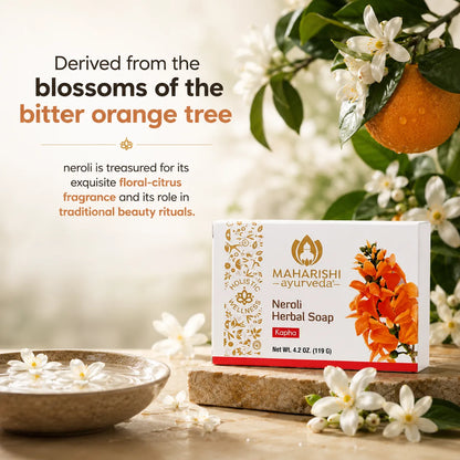 Maharishi Ayurveda Neroli Herbal Soap 4.2oz Image 3