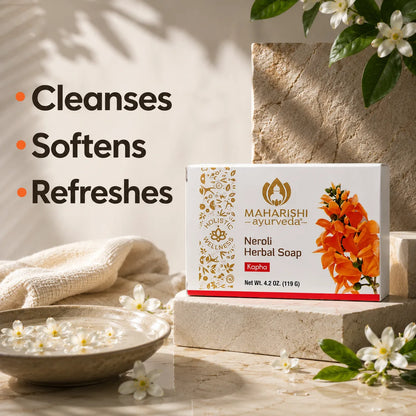 Maharishi Ayurveda Neroli Herbal Soap 4.2oz Image 4