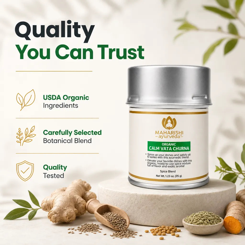 Maharishi Ayurveda Organic Calm Vata Churna 5