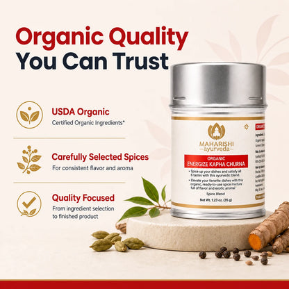 Maharishi Ayurveda Organic Energize Kapha Churna Image 5