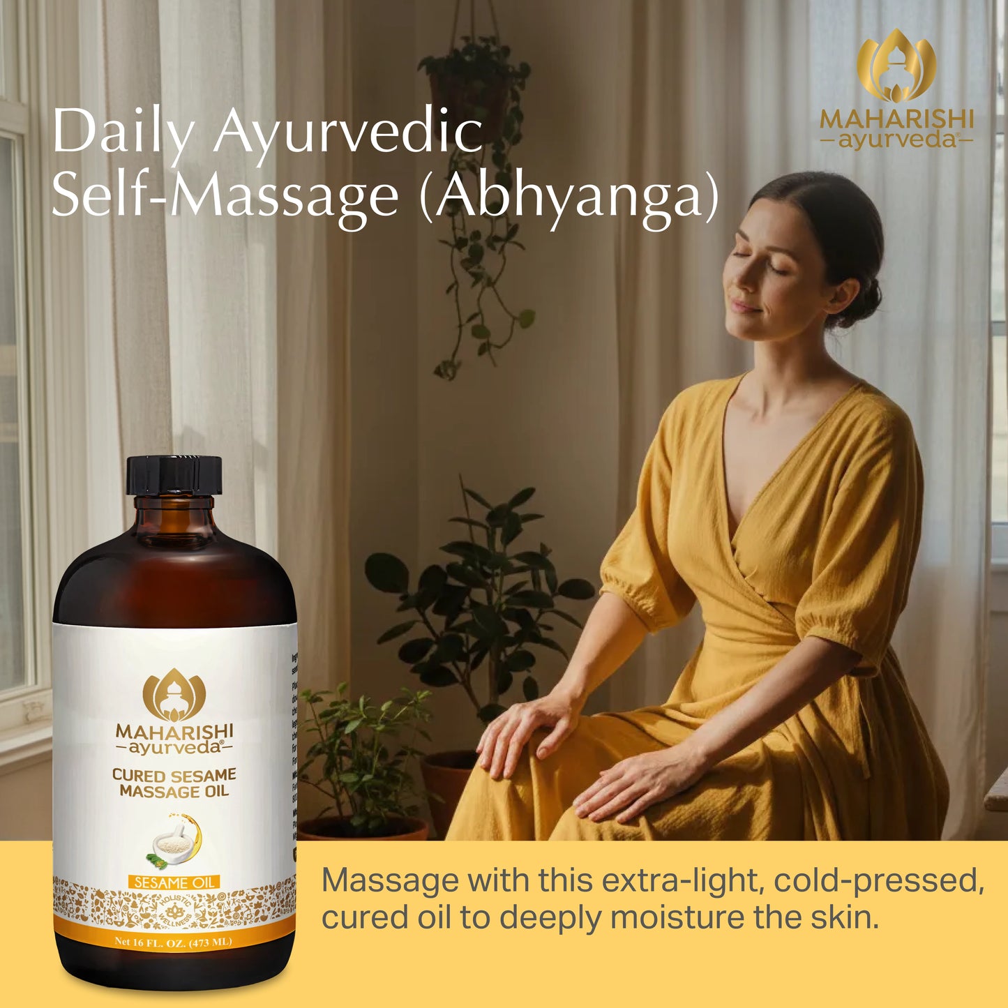 Cured Sesame Massage Oil