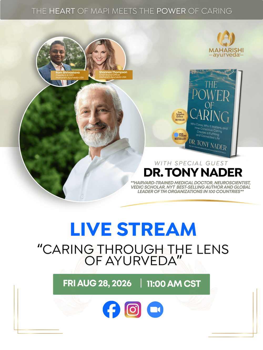 Maharishi Ayurveda Webinar Show Banner