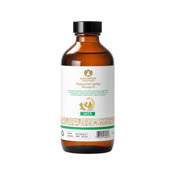 Maharishi Ayurveda Moisturize Herbal Massage Oil Front