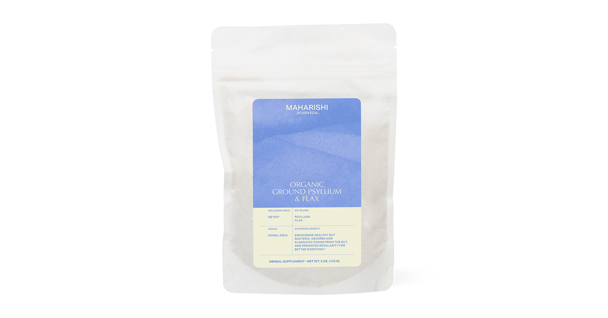 Maharishi Ayurveda Organic Psyllium & Flax Front