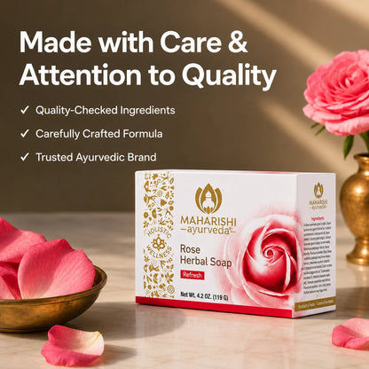Rose Herbal Soap Bar