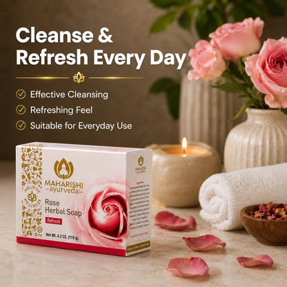 Rose Herbal Soap Bar