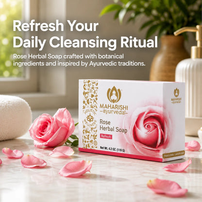 Rose Herbal Soap Bar