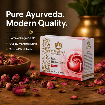 Rose Herbal Soap Bar