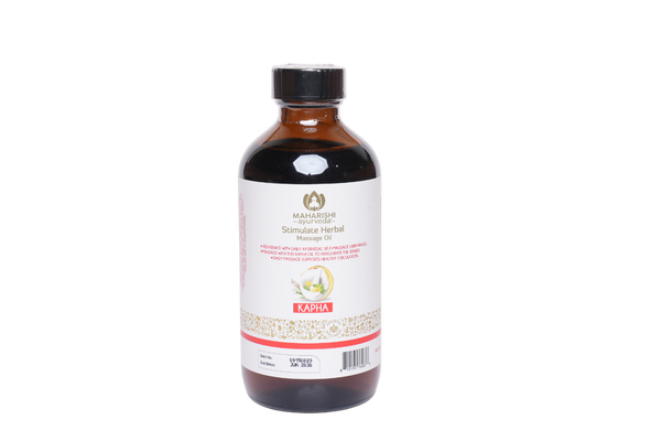 Maharishi Ayurveda Stimulate Herbal Massage Oil Front