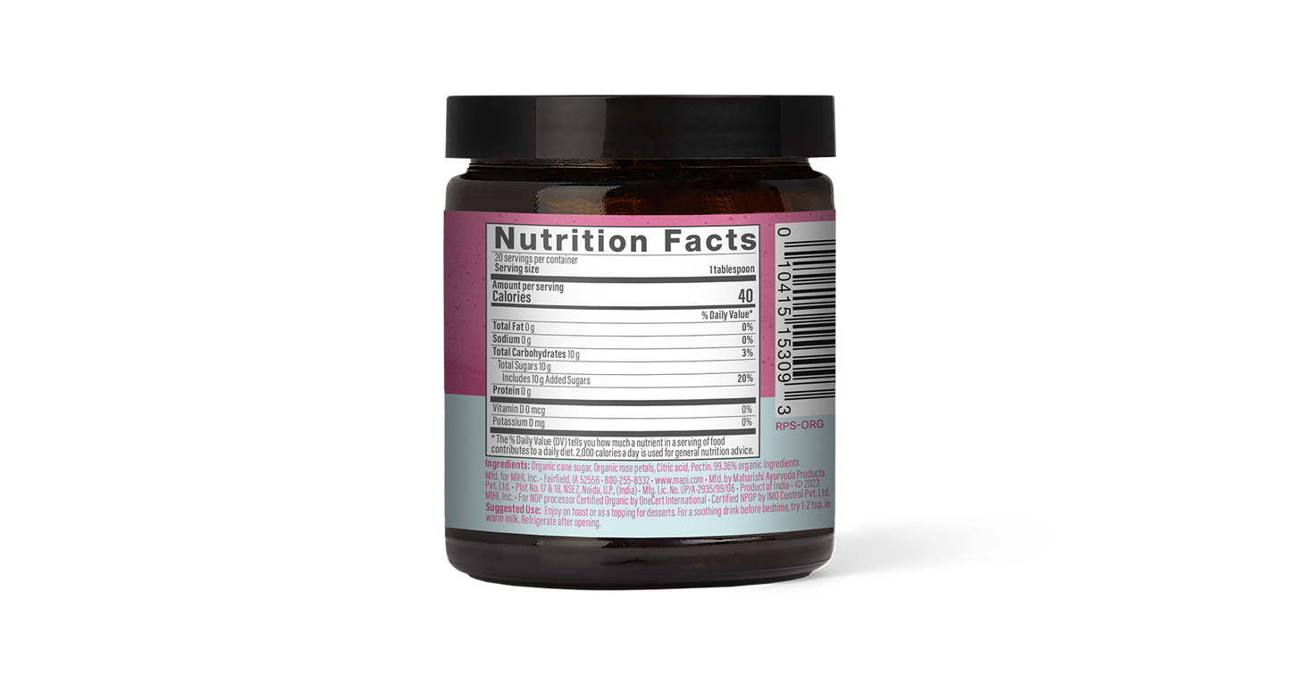 Organic Rose Petal Spread