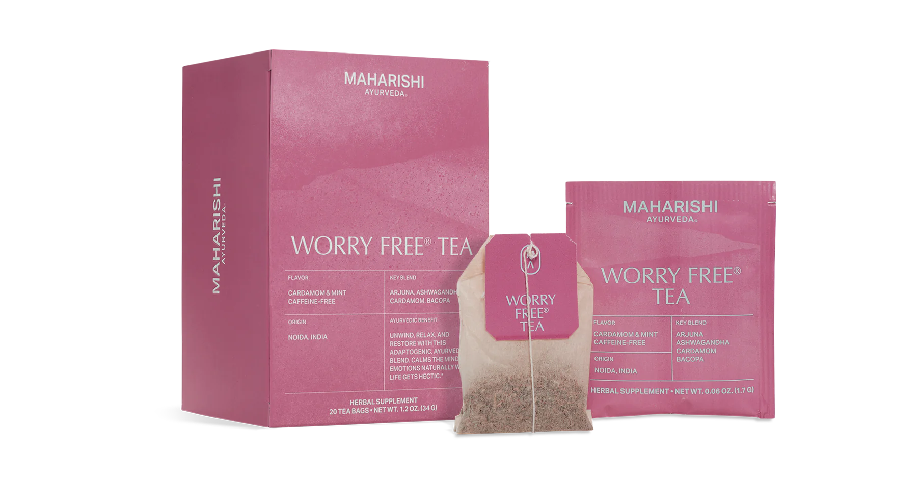 Maharishi Ayurveda Worry Free® Tea Image 4