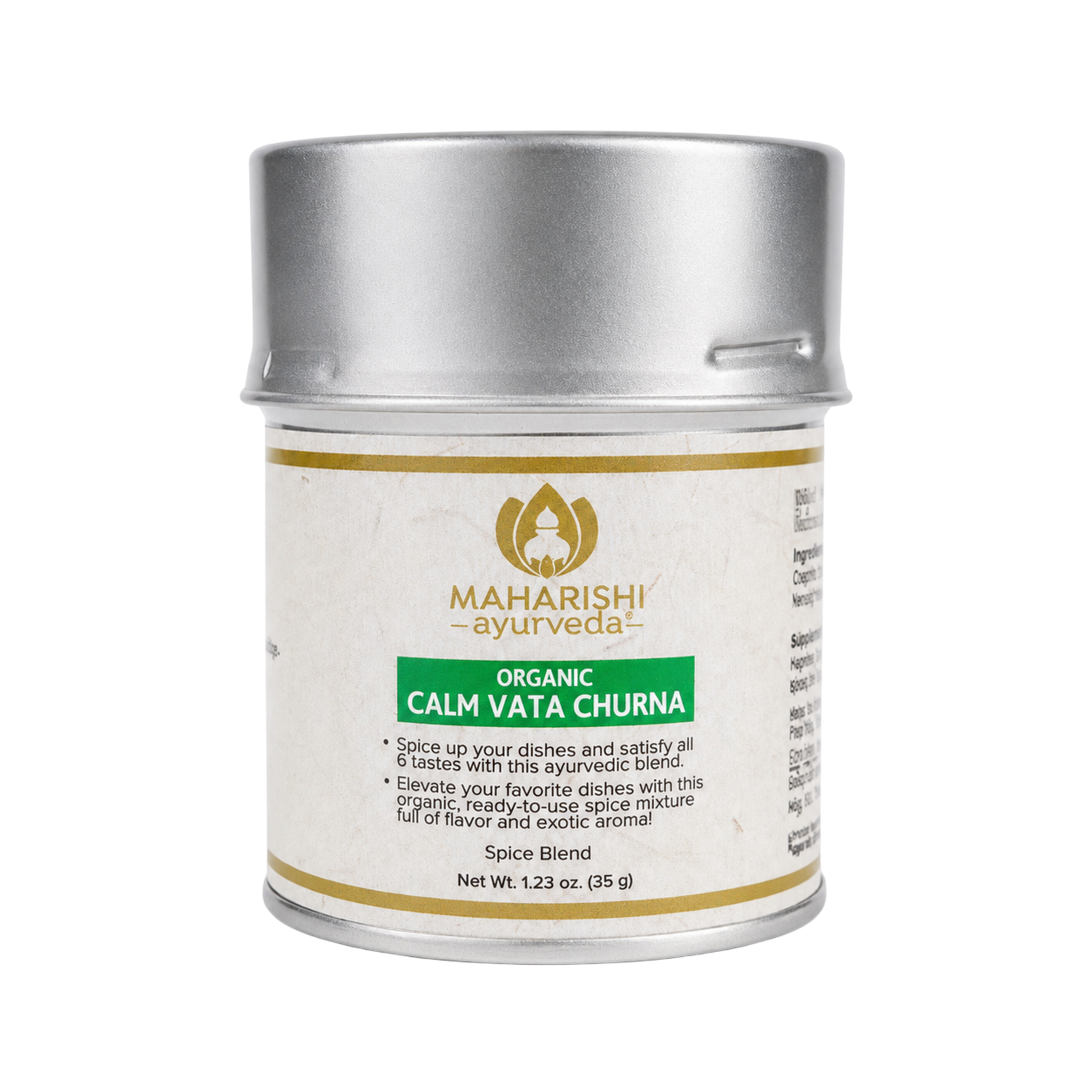 Organic Calm Vata Churna