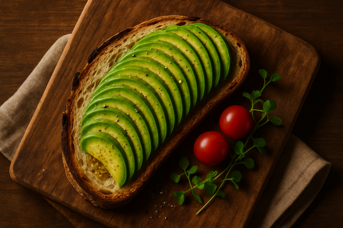 Avocado on Bread somthing fiferent image genreta