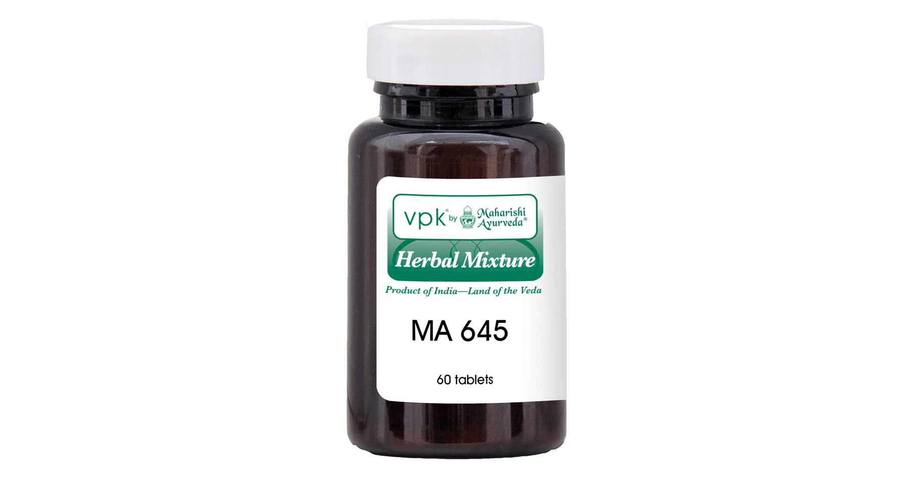 Maharishi Ayurveda T1-MA645: Bottled Herbal Tablet #645 - 60 Tablets Front