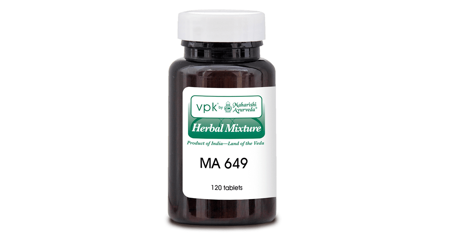 Maharishi Ayurveda T1-MA649 MA Herbal Preparation #649 Front