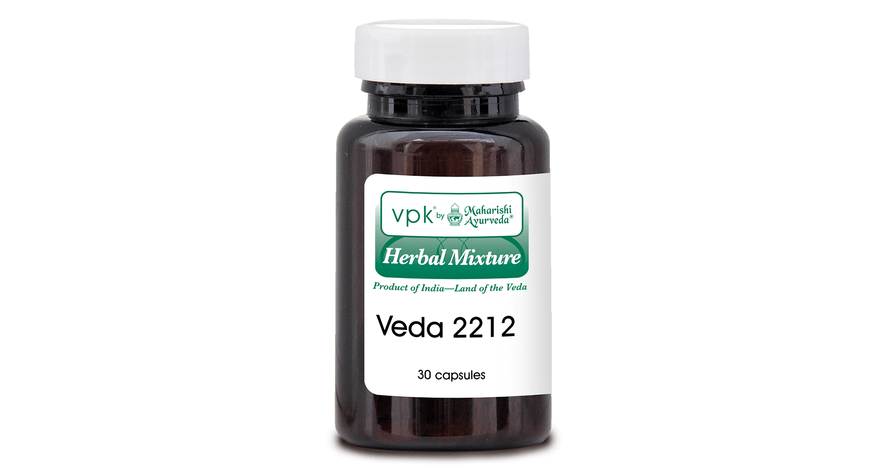 Maharishi Ayurveda T1-V2212: Bottled Veda Capsule #2212 Front