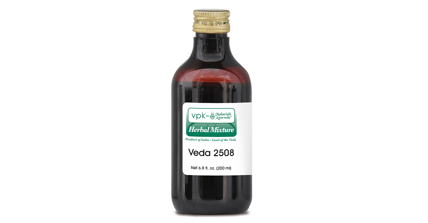 Maharishi Ayurveda T1-V2508: Bottled Veda Syrup #2508 - 200mL Front
