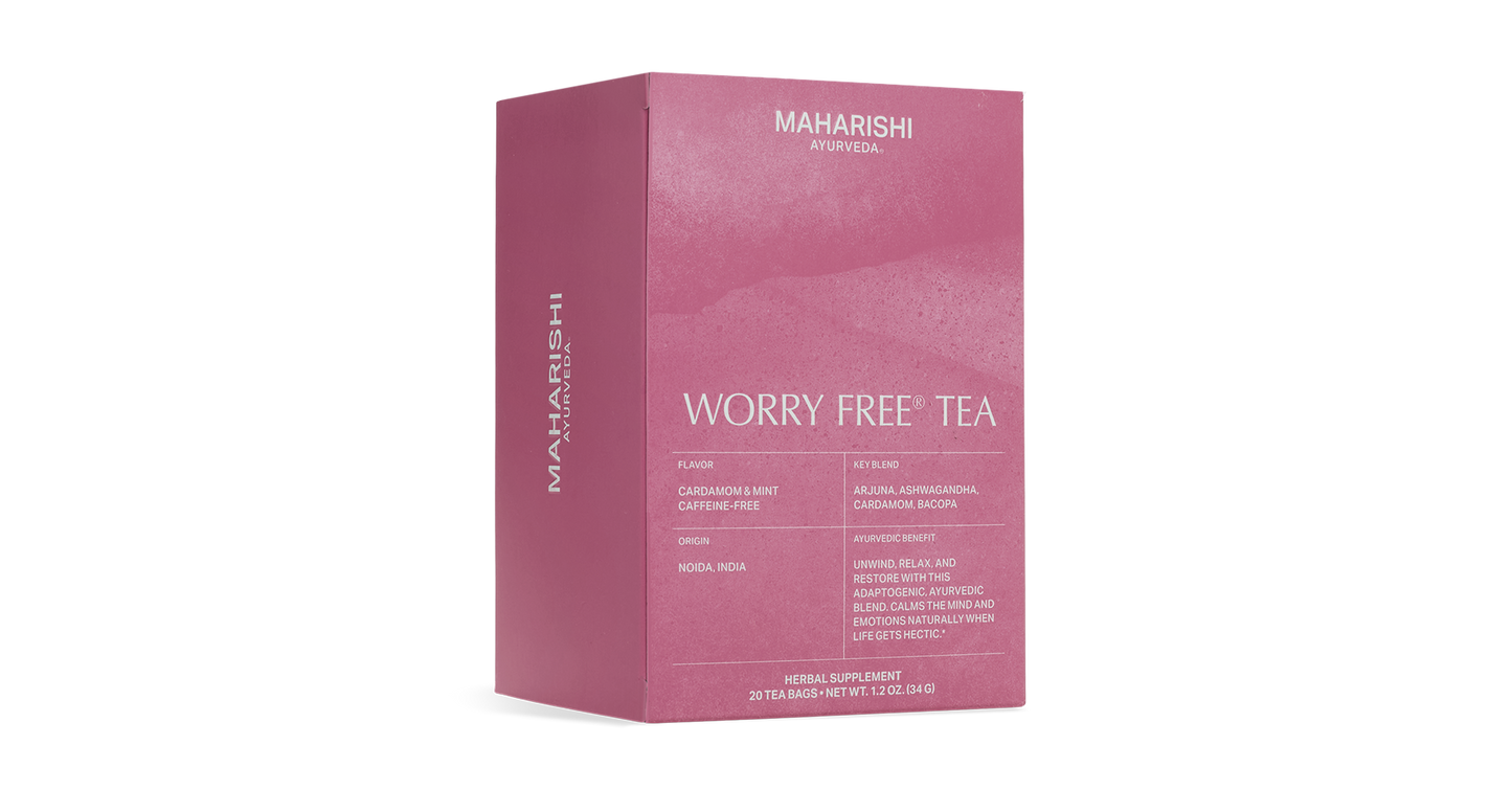 Maharishi Ayurveda Worry Free® Tea Front