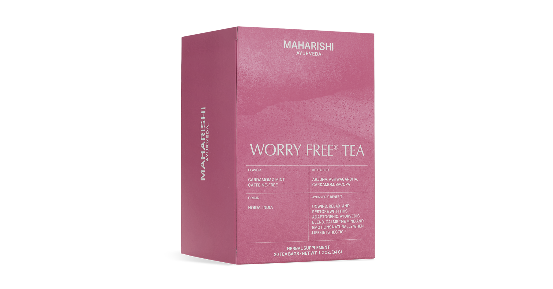 Maharishi Ayurveda Worry Free® Tea Front