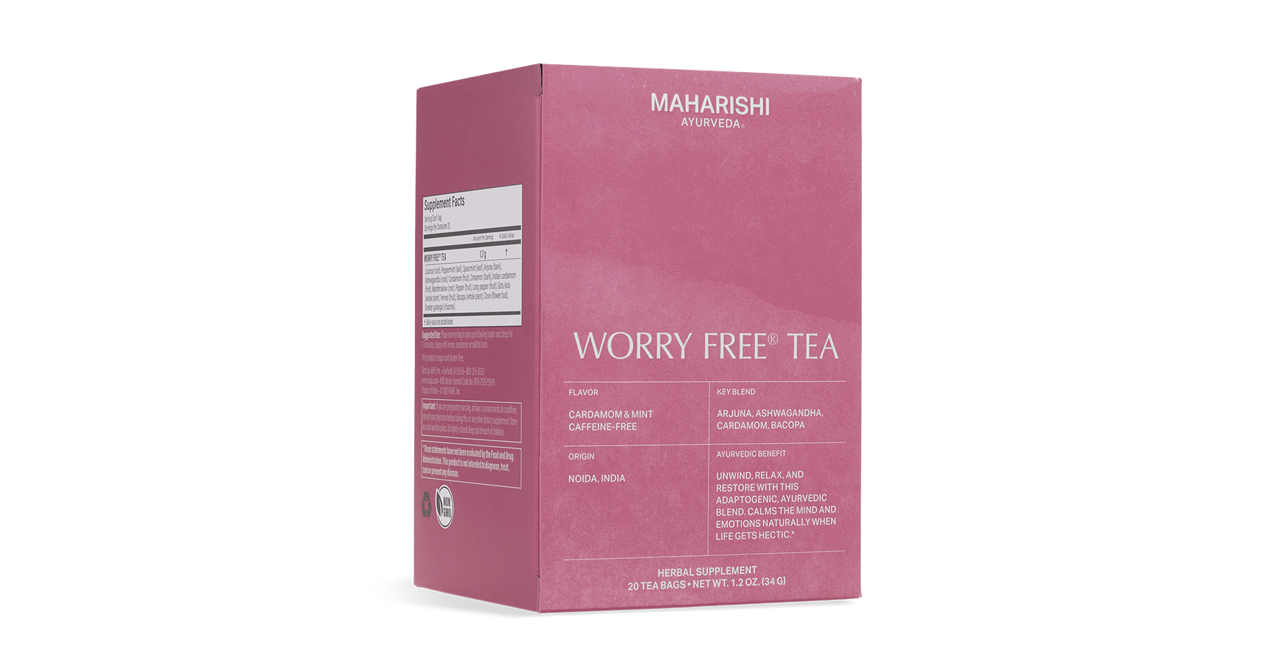 Maharishi Ayurveda Worry Free® Tea Image 1